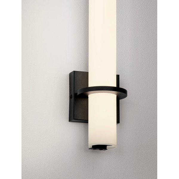 Baltos spalvos/matinės juodos spalvos iš plieno sieninė lempa LED Luca – Nova Luce-image-3