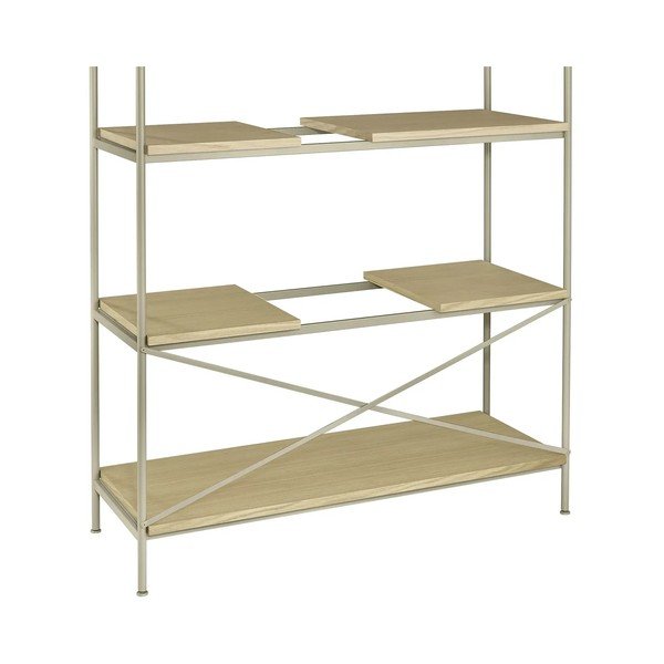 Natūralios spalvos pastatoma lentyna iš ąžuolo 105x170x40 cm Sukoya – Blomus-image-3