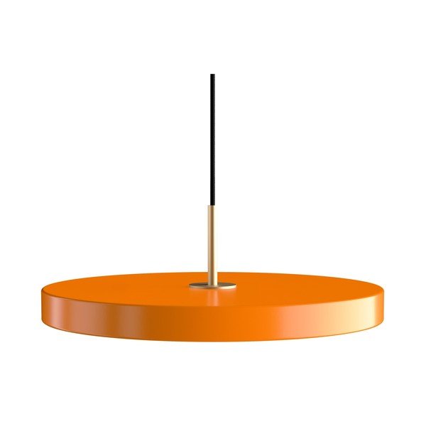 Kabantis šviestuvas oranžinės spalvos LED ø 43 cm su metaliniu gaubtu Asteria Medium – UMAGE