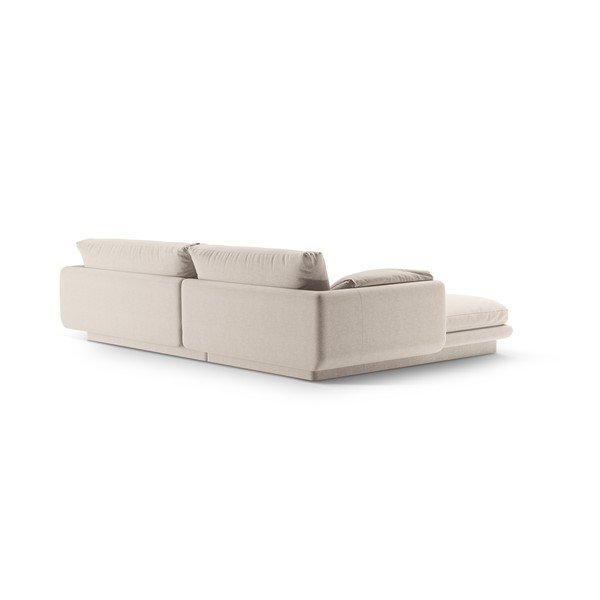 Kampinė sofa smėlio spalvos (su dešiniuoju kampu) Torino – Micadoni Home-image-3