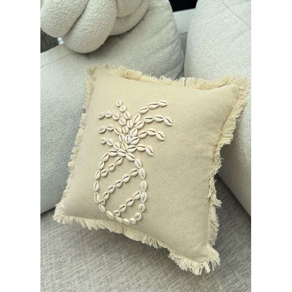 Iš medvilnės dekoratyvinis pagalvės užvalkalas 43x43 cm Seashells – Mioli Decor-image-3