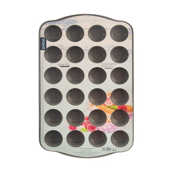 Iš metalo kepimo forma keksiukams 26x42 cm Grande – Orion-image-3