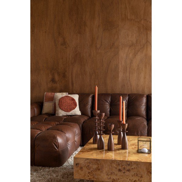 Rudos spalvos sofa iš odos 364 cm Hackman – Dutchbone-image-4