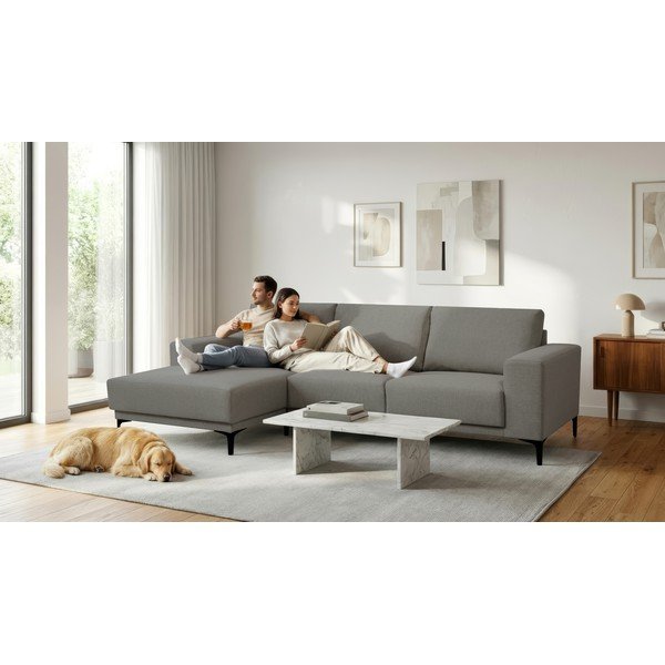 Kampinė sofa pilkos spalvos (su kairiuoju kampu) Chile – Scandic-image-1