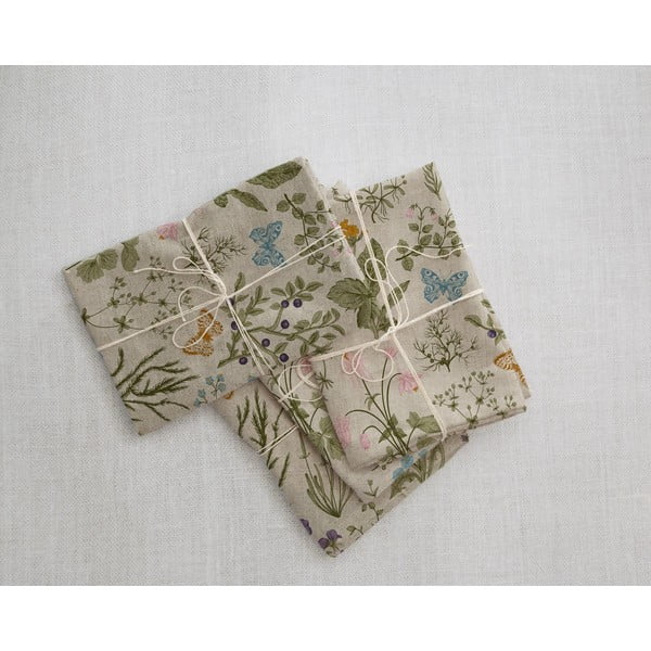 Servetėlės iš tekstilės 4 vnt. Botanical – Surdic-image-1