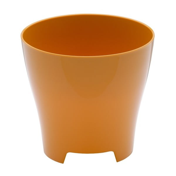 Oranžinės ir geltonos spalvos Plastia Luna medaus puodelis, ø 17,9 cm