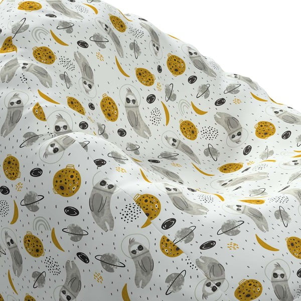 Pilkas vaikiškas sėdimasis krepšys Magic - Yellow Tipi-image-1