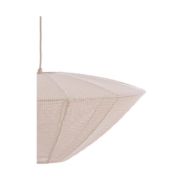 Kreminės spalvos kabantis šviestuvas su tekstiliniu gaubtu Satilla – Light & Living-image-4