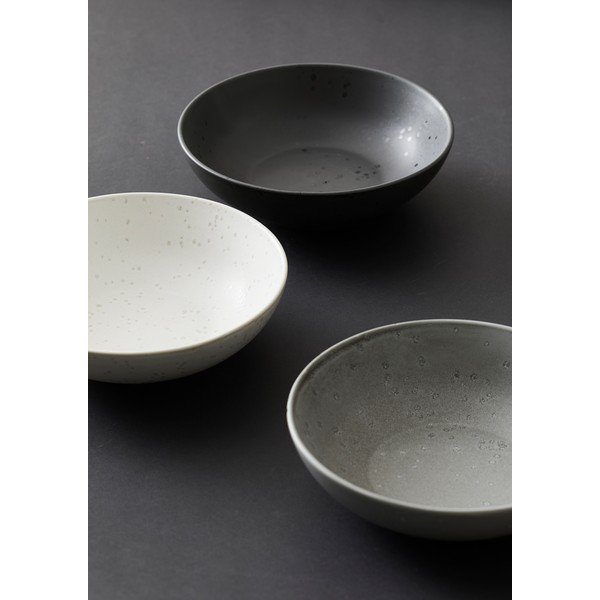 Matinės kreminės spalvos akmens masės dubuo makaronams Bitz Basics, ⌀ 20 cm-image-3