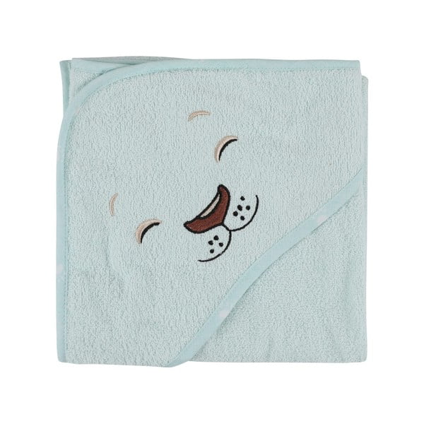 Mėtų spalvos iš medvilnės vaikiškas chalatas 1-2 metai Aslan – Foutastic-image-2