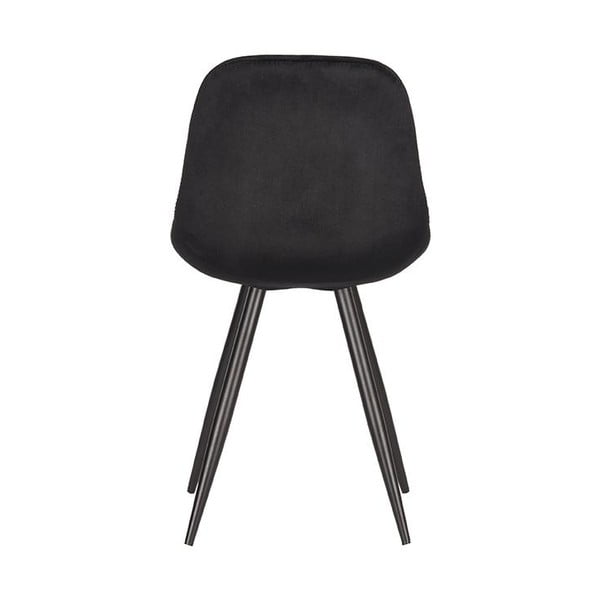 Valgomojo kėdės iš aksomo juodos spalvos 2 vnt. Capri  – LABEL51-image-4