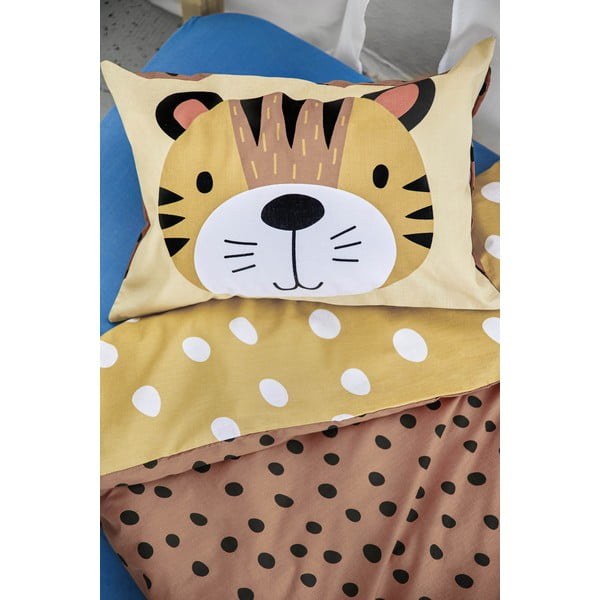 Vaikiška medvilninė patalynė Bonami Selection Tiger, 140 x 200 cm-image-4