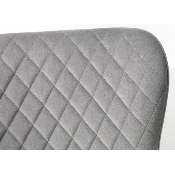 Iš velveto krėslas šviesiai pilkos spalvos Ottowa – Unique Furniture-image-1