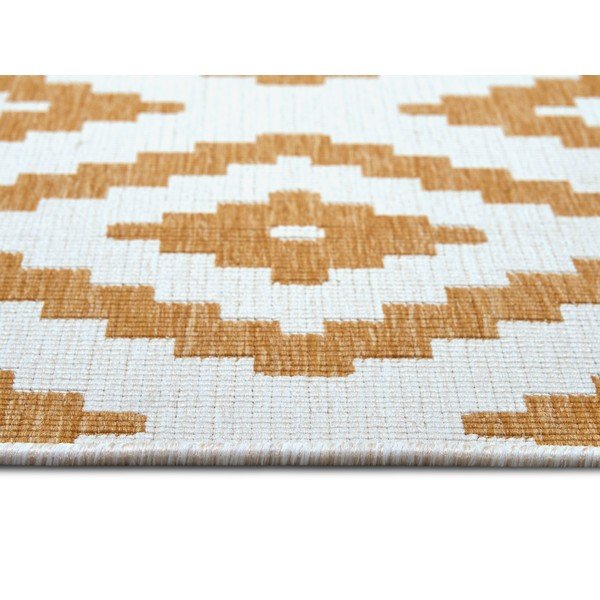 Lauko kilimas ochros spalvos/baltos spalvos 120x170 cm Malta – NORTHRUGS-image-3