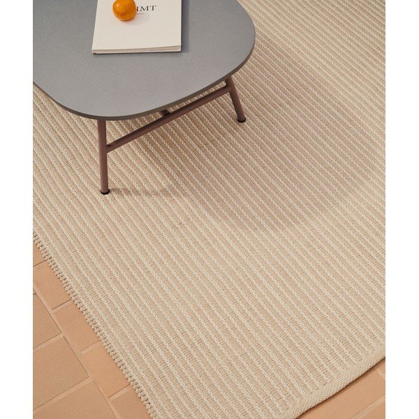 Smėlio spalvos lauko ir vidaus kilimas 160x230 cm Canyet – Kave Home-image-2