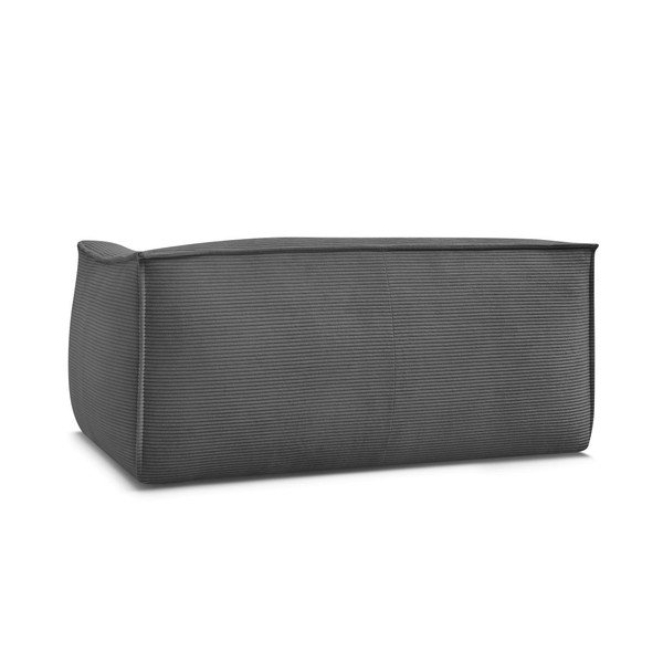 Tamsiai pilkos spalvos sofa iš kordinio velveto 170 cm Giorgia – Bobochic Paris-image-4