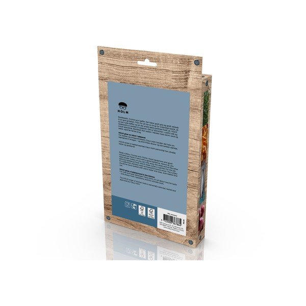 Sidabrinės spalvos/natūralios spalvos kepsnio įrankių rinkinys iš nerūdijančio plieno 8 vnt. – Holm-image-4