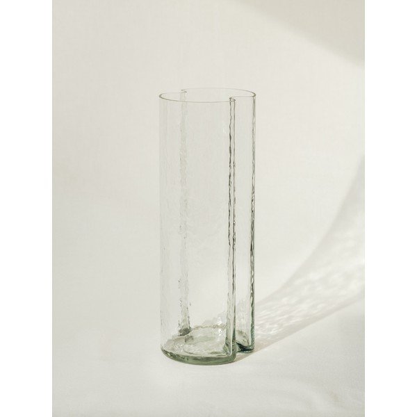 Iš stiklo  rankų darbo vaza (aukštis 24 cm) Tubu – noo.ma-image-2