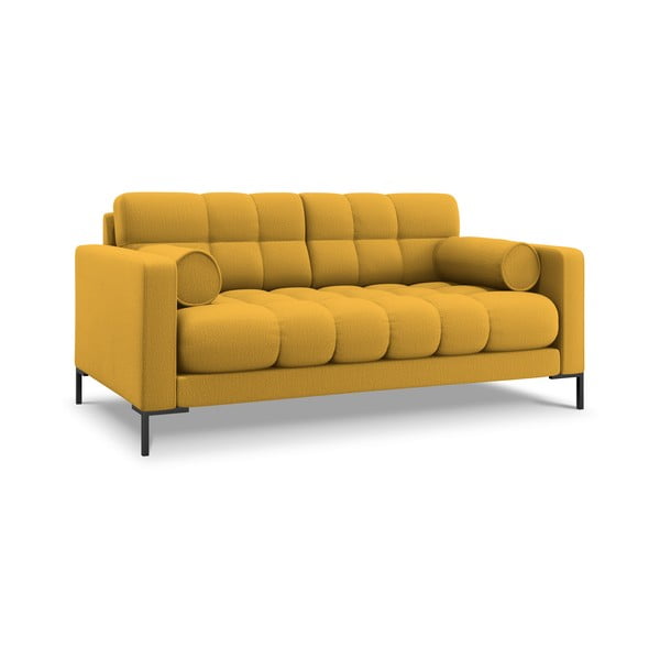 Sofa geltonos spalvos 177 cm Bali – Cosmopolitan Design-image-3