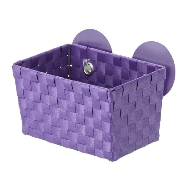Violetinis krepšelis su siurbtukais "Wenko Fermo