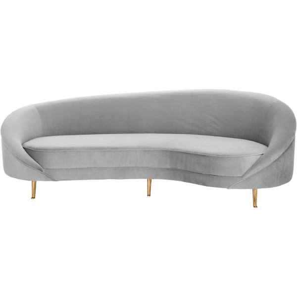 Šviesiai pilka sofa Westwing Collection Gatsby