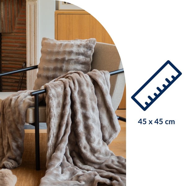 Iš mikropliušo dekoratyvinė pagalvėlė 45x45 cm Wave – Tiseco Home Studio-image-4