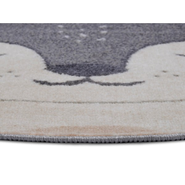 Vaikiškas kilimas pilkos spalvos ø 140 cm Fox – Hanse Home-image-1