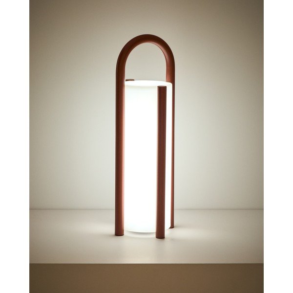 Nešiojamas lauko šviestuvas LED USB ø 16 cm Leros – Kave Home-image-3