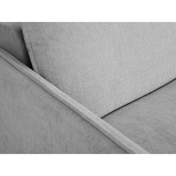 Sulankstoma sofa šviesiai pilkos spalvos 166 cm Dalida – Micadoni Home-image-1