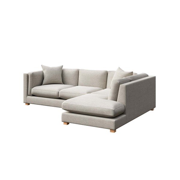 Kampinė sofa smėlio spalvos (su dešiniuoju kampu) Pomo – Ame Yens-image-2