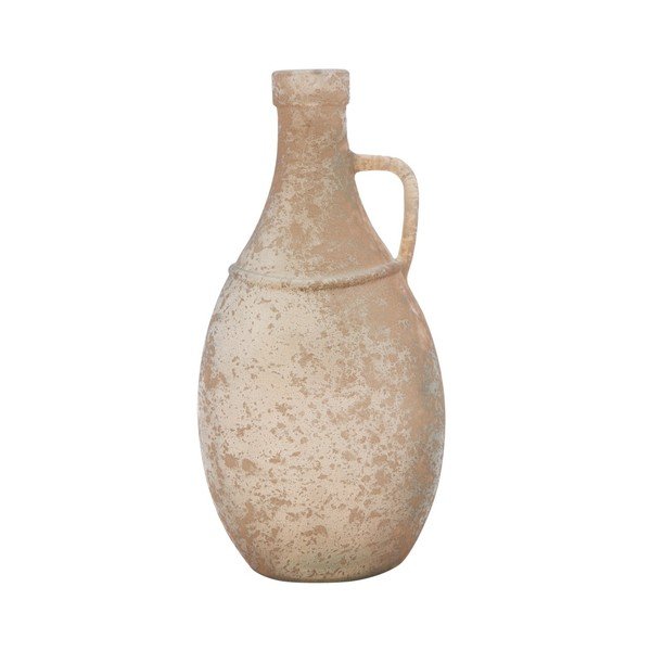 Smėlio spalvos perdirbto stiklo vaza Mauro Ferretti Roma, ⌀ 12,5 cm-image-3