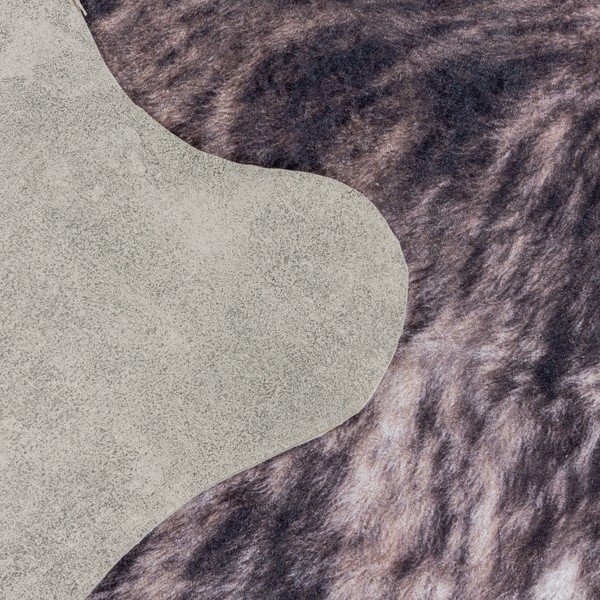 Tamsiai rudos spalvos sintetinė oda 100x135 cm Etosha – Ayyildiz Carpets-image-4