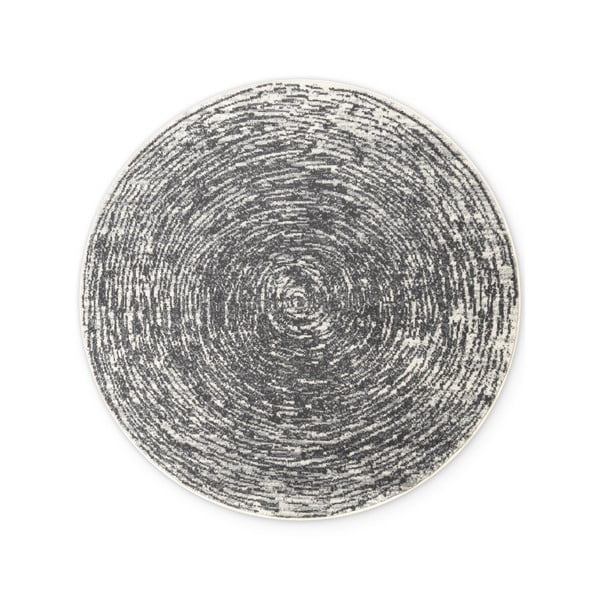 Pilkos spalvos/kreminės spalvos apvalios formos kilimas ø 120 cm Gloria Cavallo – Hanse Home