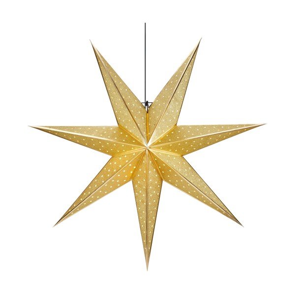 Aukso spalvos kalėdinė dekoracija Markslöjd Glitter, ilgis 75 cm