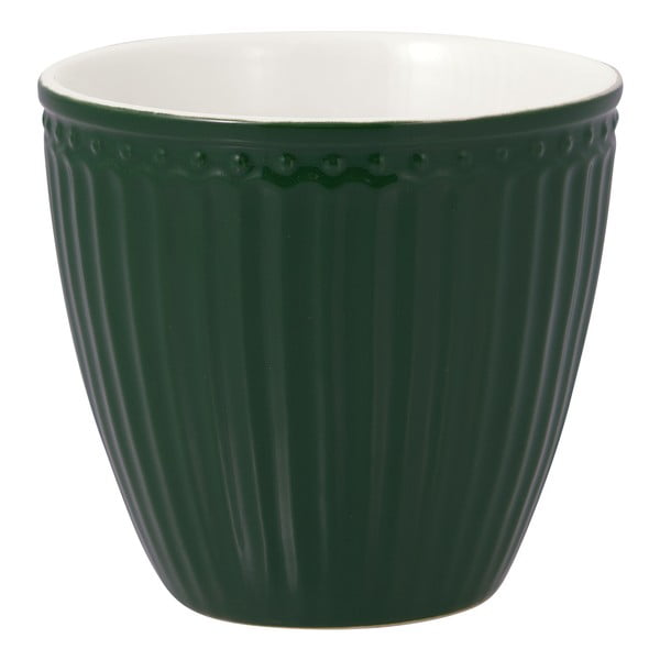 Žalias keraminis puodelis 0,35 l Alice - Green Gate