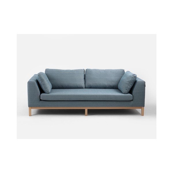 "Custom Form Ambient" pilka ir kaimiška trijų vietų sofa-image-1