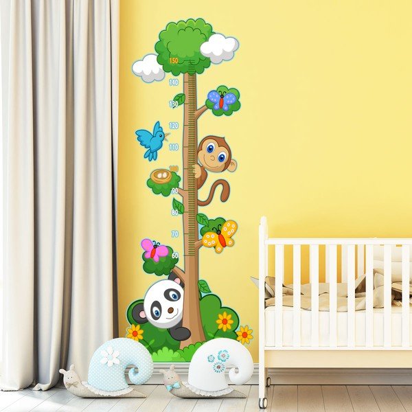 Vaikiška lipni matavimo juosta "Ambiance Panda-image-1