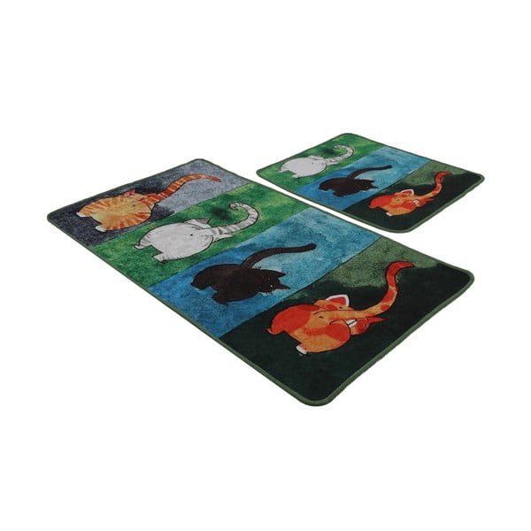 Vonios kilimėliai 2 vnt. 60x100 cm Gatto Carino – Foutastic-image-4