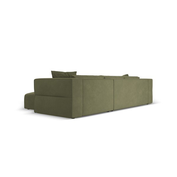Kampinė sofa šviesiai žalios spalvos (su dešiniuoju kampu) Esther – Milo Casa-image-4