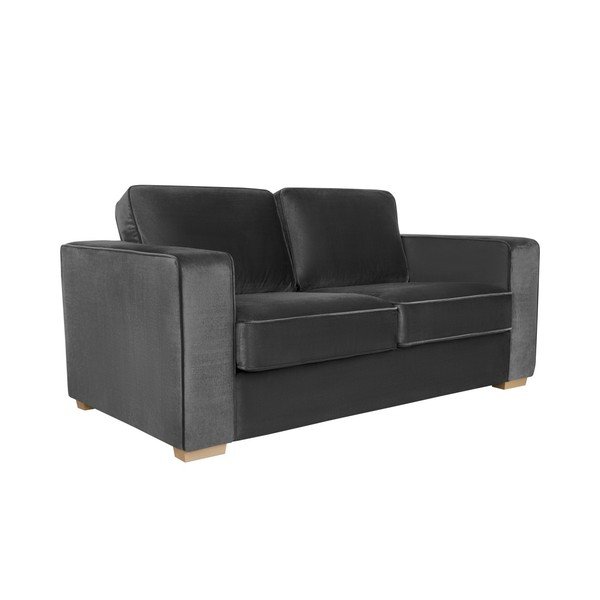 Kosmopolitinio dizaino Čikagos pilka dviejų vietų sofa-image-2