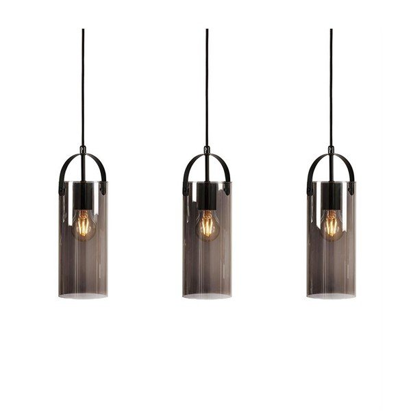 Juodas pakabinamas lubinis šviestuvas Markslöjd Glory, 3 lemputės-image-2