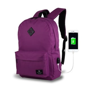 Violetinė kuprinė su USB jungtimi My Valice SPECTA Smart Bag