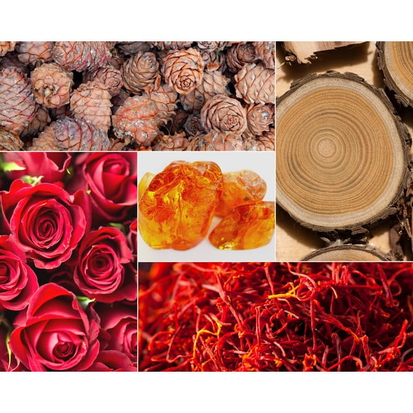 Aromatinė žvakė iš sojų vaško degimo laikas 60 h Safran-Ambre Noir/Black Wood – Privé Home-image-3