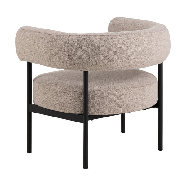 Smėlio spalvos krėslas iš boucle Oakfield – Actona-image-3