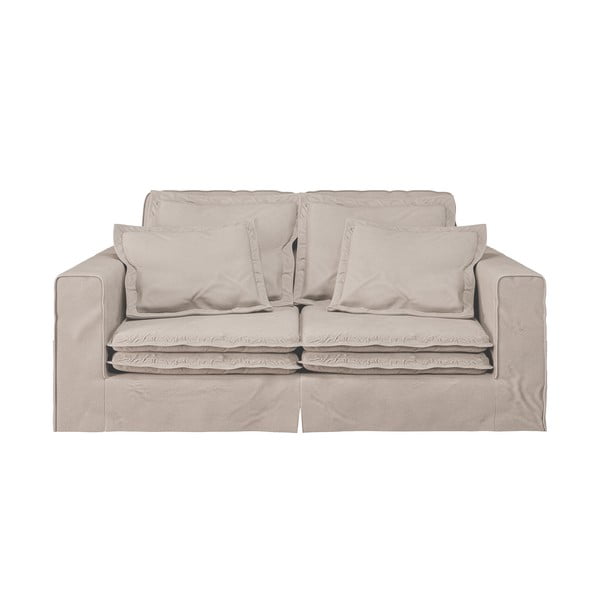 Šviesiai rudos spalvos sofa 196 cm Nora – Ropez