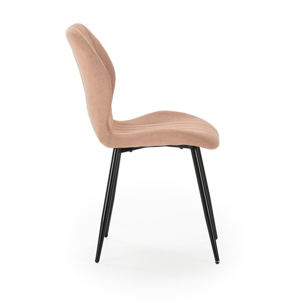 Valgomojo kėdės rausvos spalvos 4 vnt. Milu – Marckeric-image-3