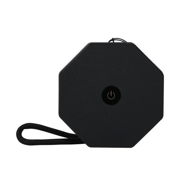 Baltos spalvos/juodos spalvos šviečianti dekoracija nešiojamas USB ø 8 cm Twist – Gingko