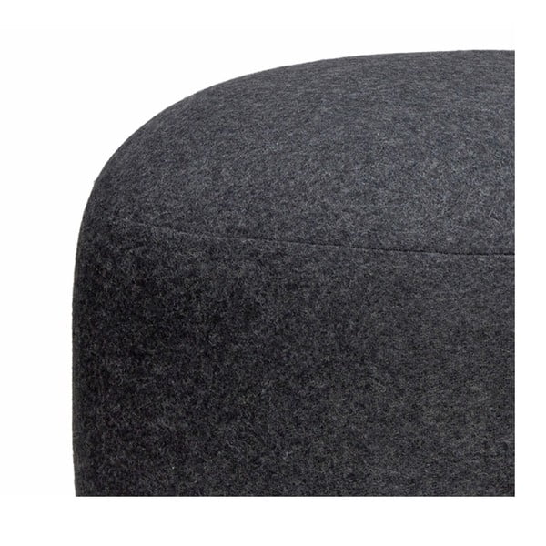 Juodas pufas Hübsch Gudmund, ø 75 cm-image-2
