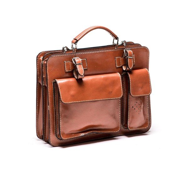 Odinė rankinė Luisa Vanini 305 Cognac-image-2