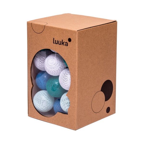 Turkio spalvos baterijomis maitinama lempučių girlianda su LED lemputėmis LUKKA, 30 lempučių-image-2